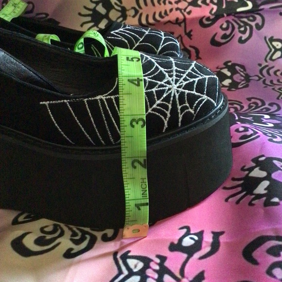 Spiderweb Platform Wedges Mary Janes - Picture 9 of 9